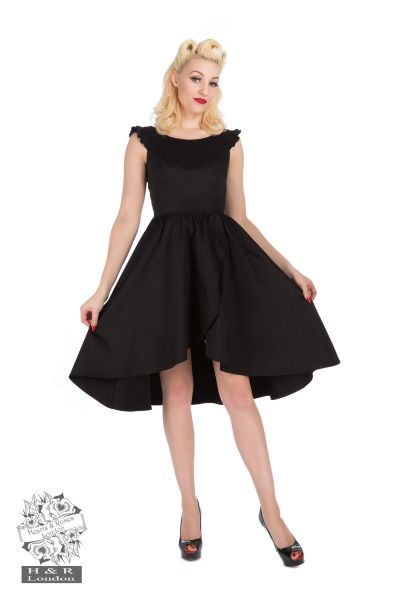 Midnite Dress in Black - Hearts & Roses London